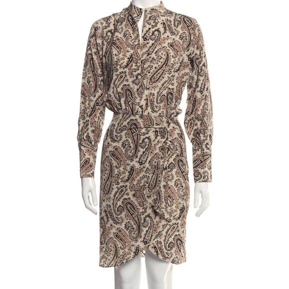 Nili Lotan: Silk Knee-Length Dress, Size: XS, 0 - Picture 1 of 7